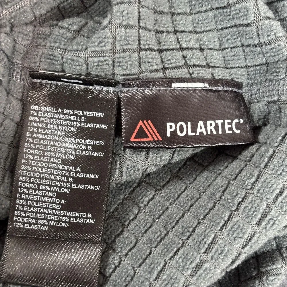 The North Face Summit Series Jacket Men's Large Gray Full Zip Polartec Softshell